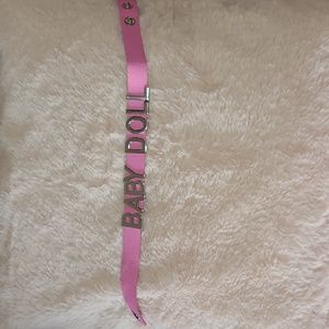 Pink Babydoll Collar